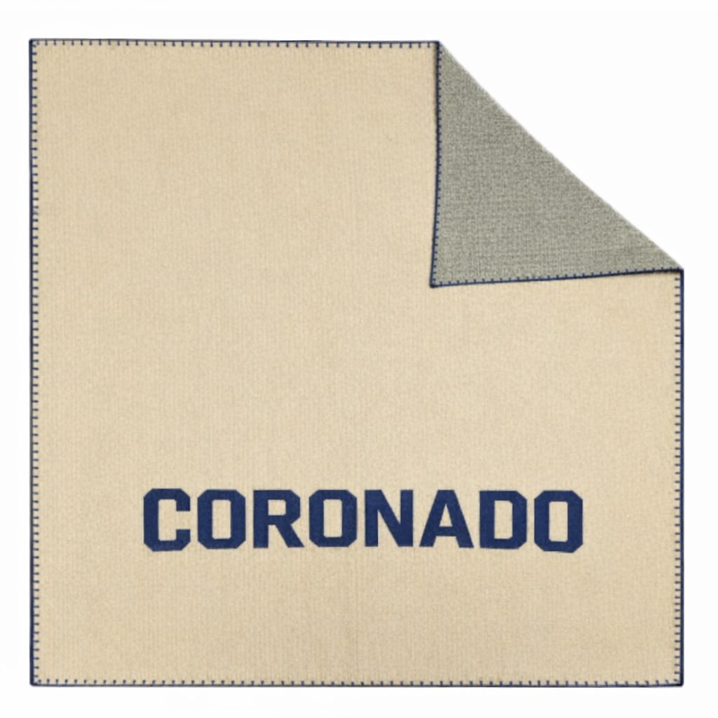 Coronado Throw Blanket with Whip Stitch Border