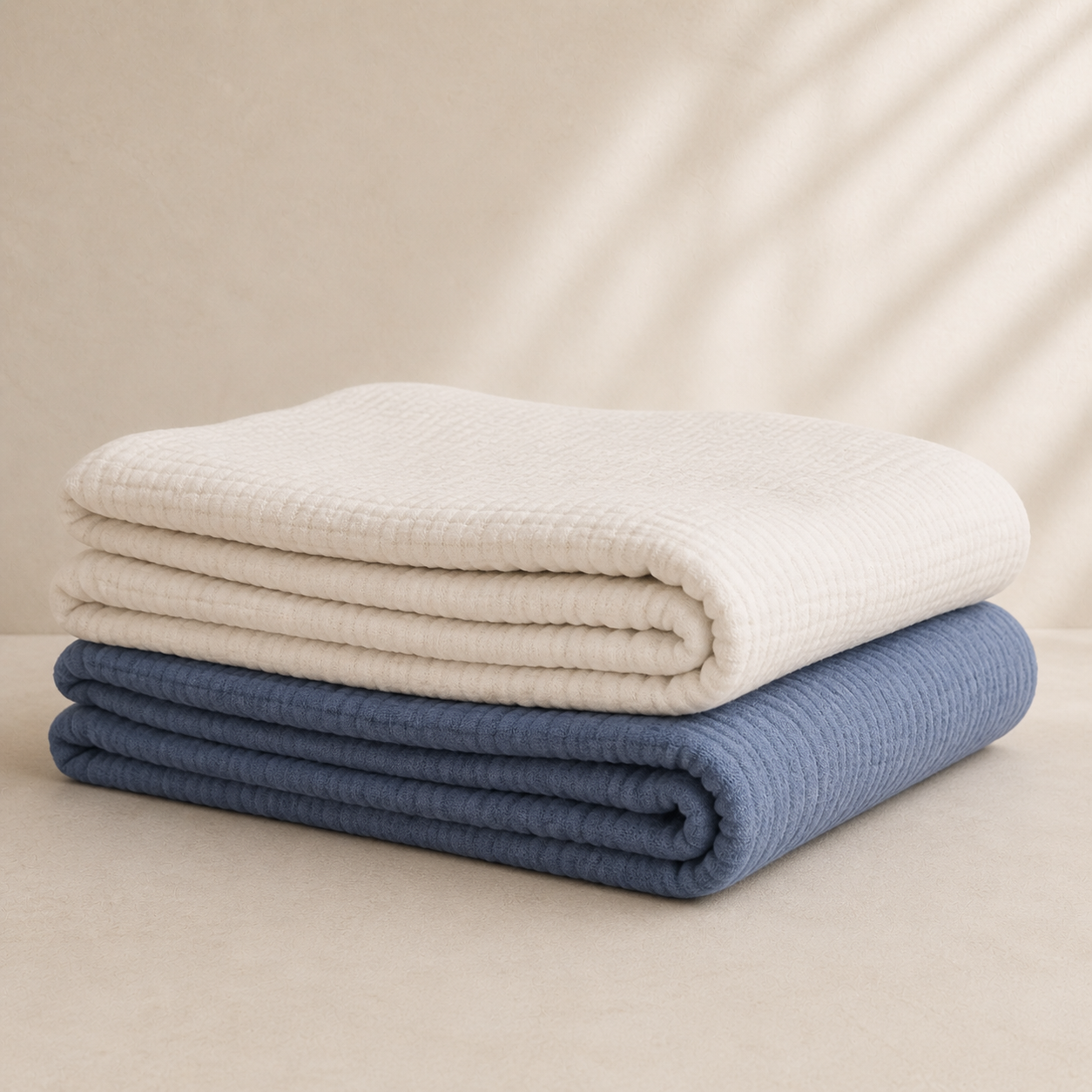 Lightweight Gauze Blanket, 2 Colors