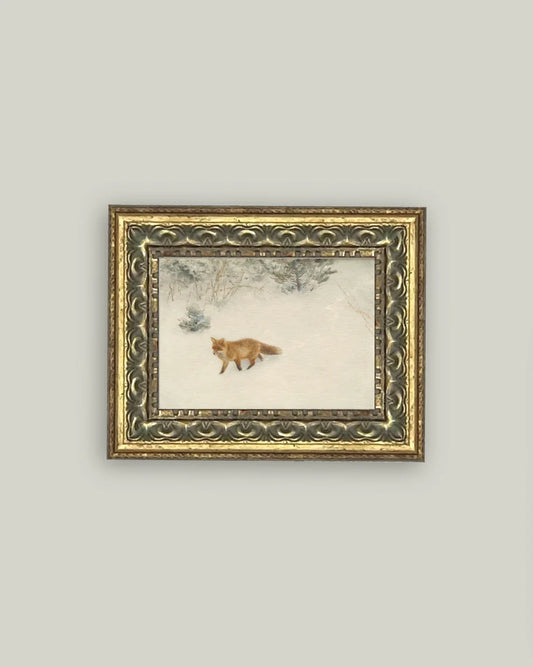 Fox in Winter 7"x5"