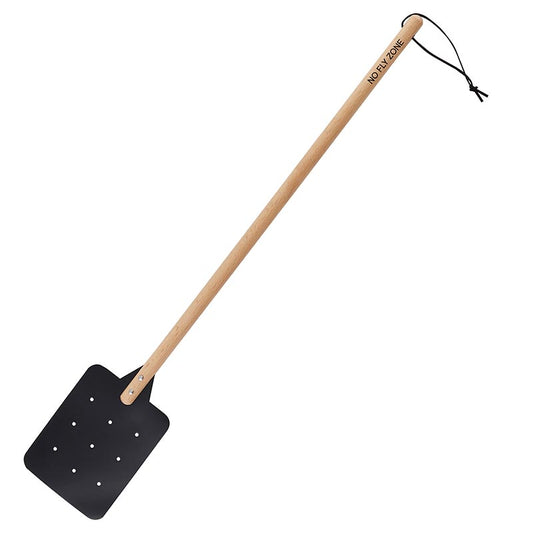Wood + Leather Fly Swatter