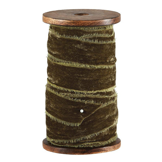 Frayed Velvet Spools