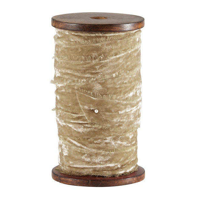 Frayed Velvet Spools