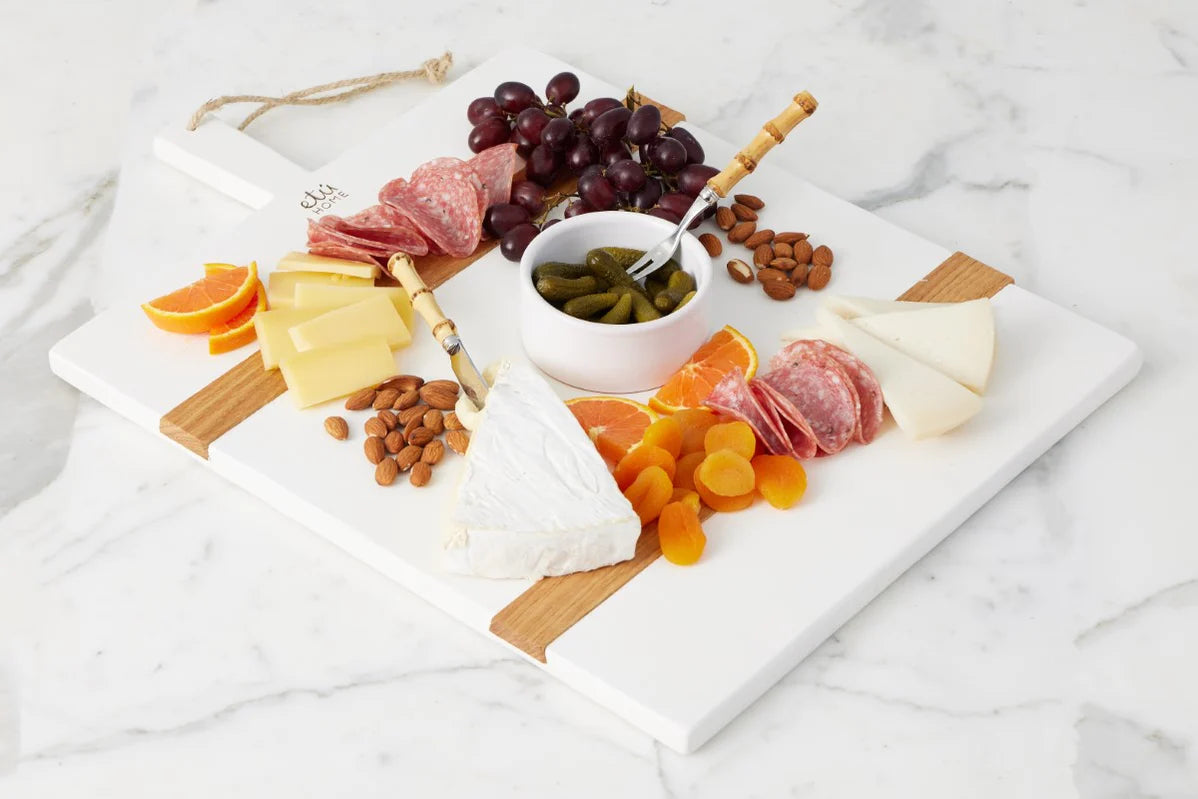White Charcuterie Board, 2 Styles