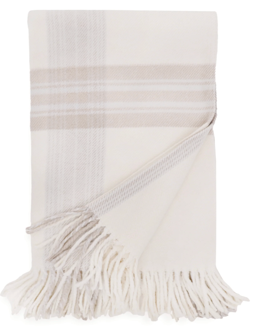 Combed Cotton Throw, 3 Styles