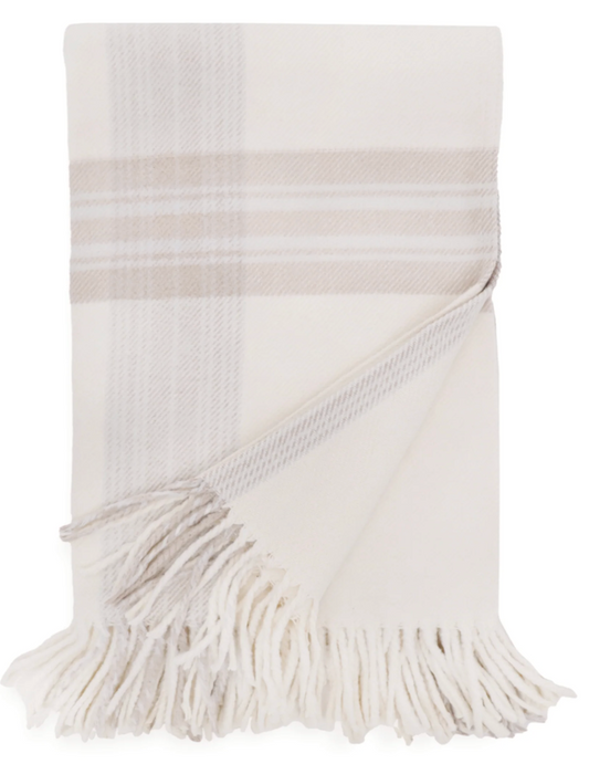 Combed Cotton Throw, 3 Styles
