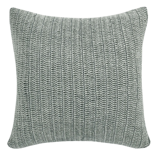 Belgian Flax Shore Pillow, Sea Mist