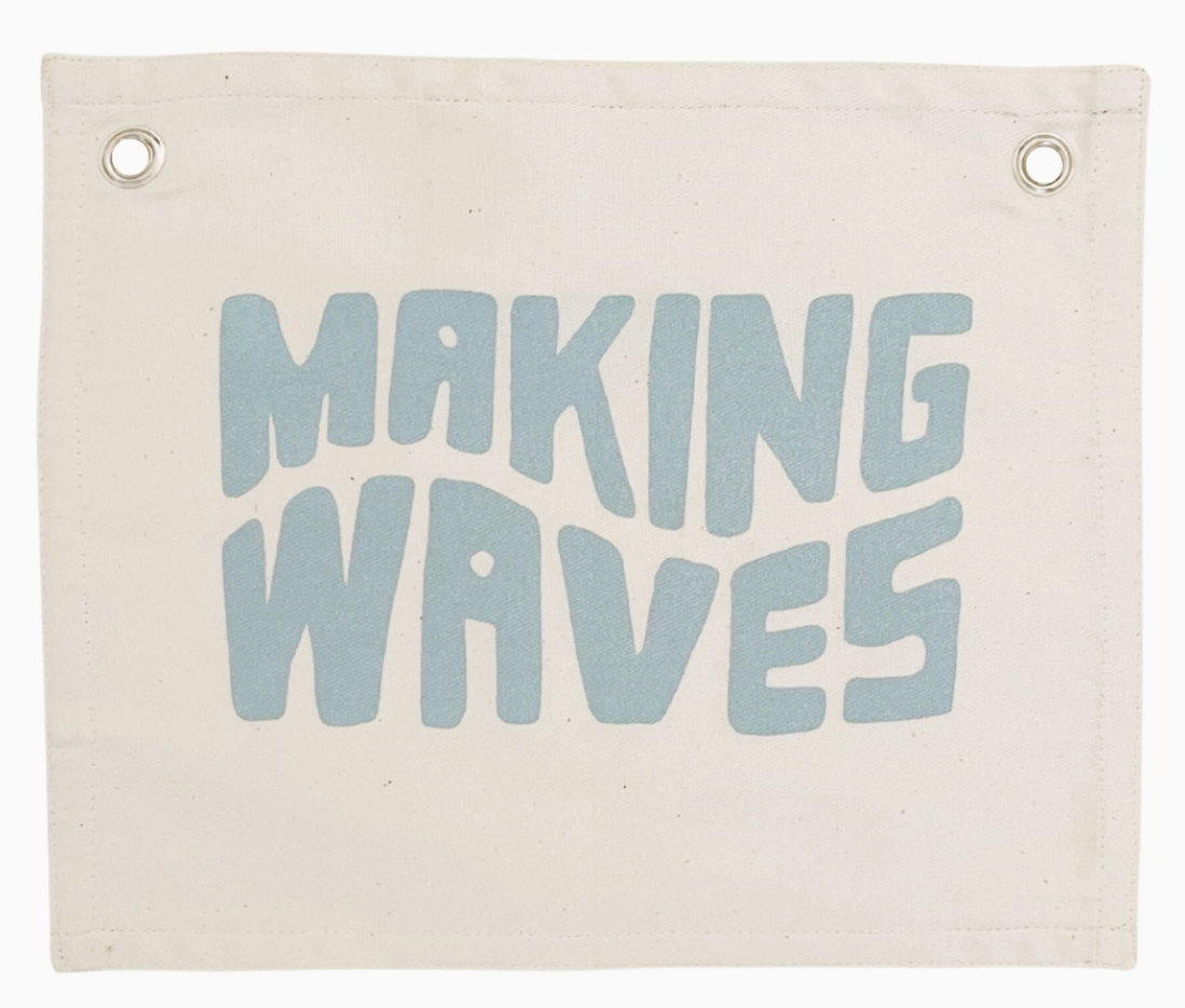 Making Waves Canvas Banner