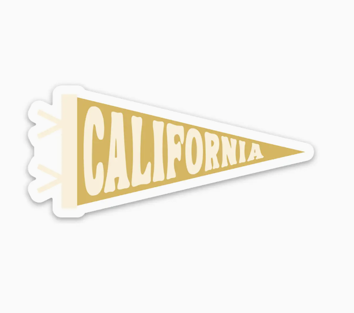 California Pennant Sticker