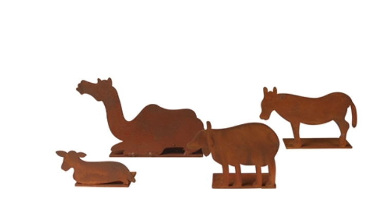Nativity, Rust - Set of 12