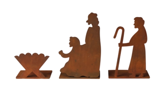 Nativity, Rust - Set of 12