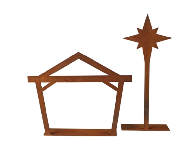 Nativity, Rust - Set of 12