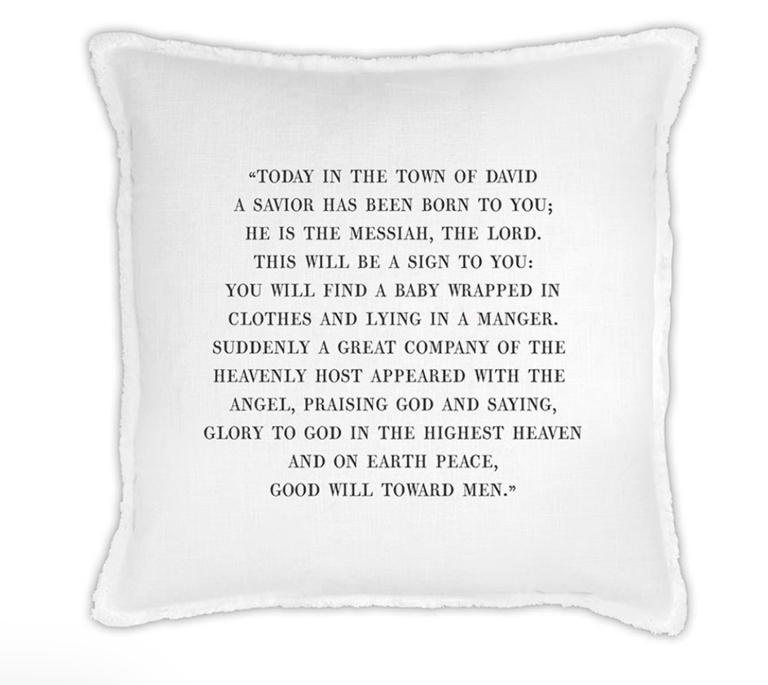 Town of David Euro Pillow, 26x26
