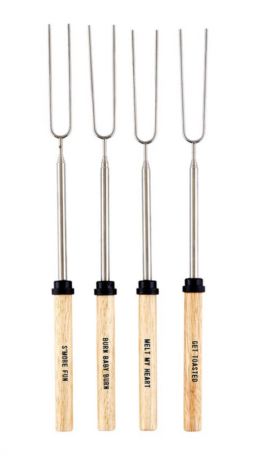 Smores Roasting Sticks, Set of 4
