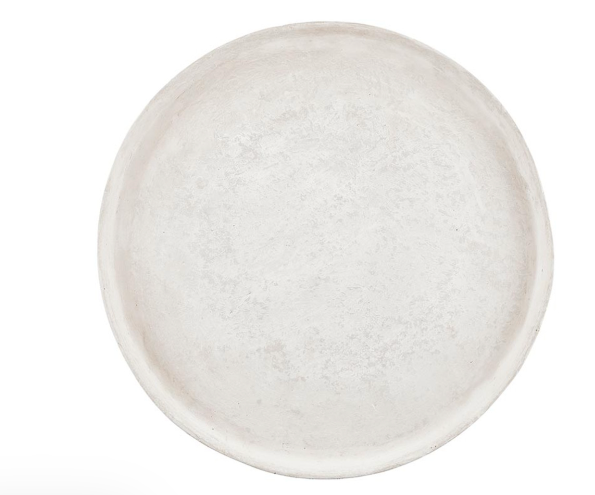 Round Paper Mache Tray