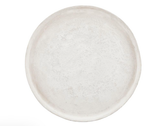 Round Paper Mache Tray