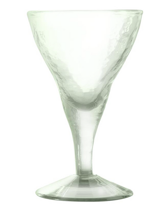 Hammered Martini Glass