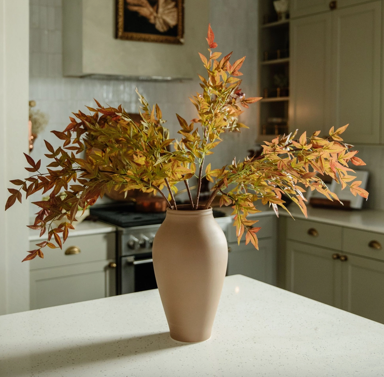 Artificial Nandina Leaf Branch - 39"