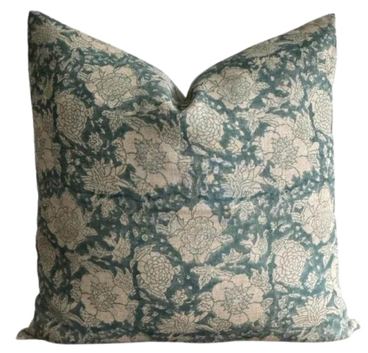 Alice Woven Floral Pillow Cover, 20 x 20