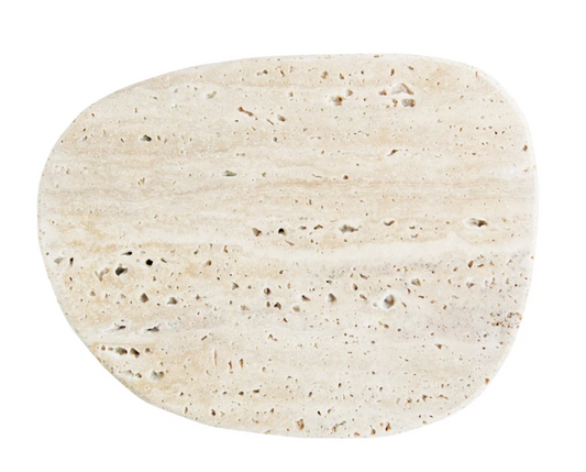 Travertine Organic Shaped Cheese/Cutting Board