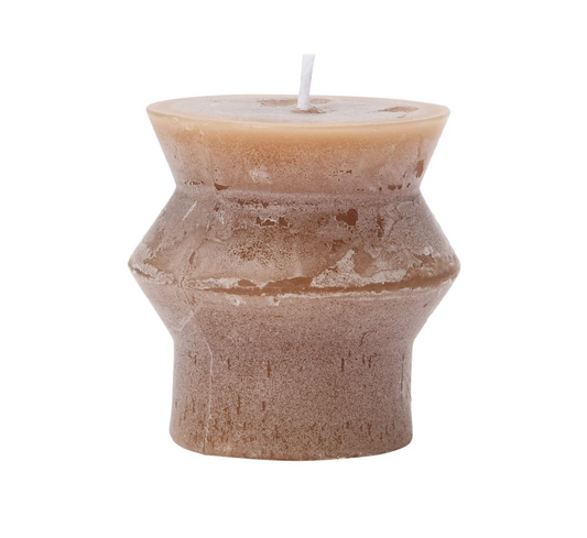 Unscented Totem Pillar Candle