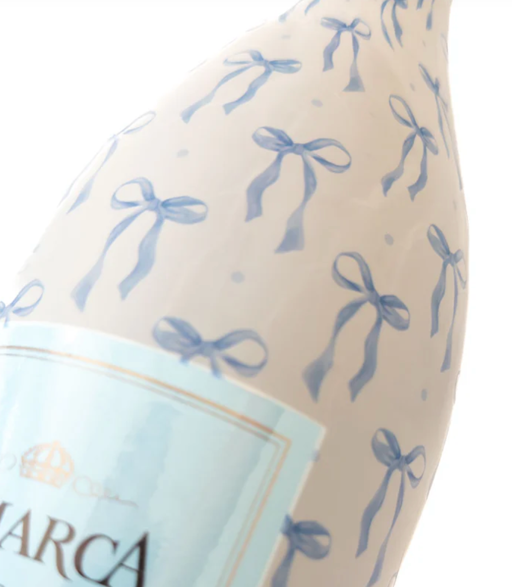 Beau Bottles Grandmillenial Blue Bows - La Marca Edition