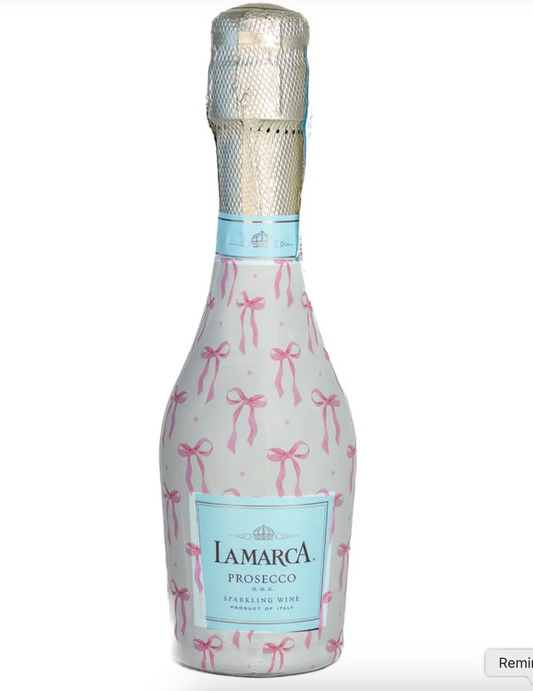 Beau Bottles Pink Bows - MINI La Marca Edition - Six Pack