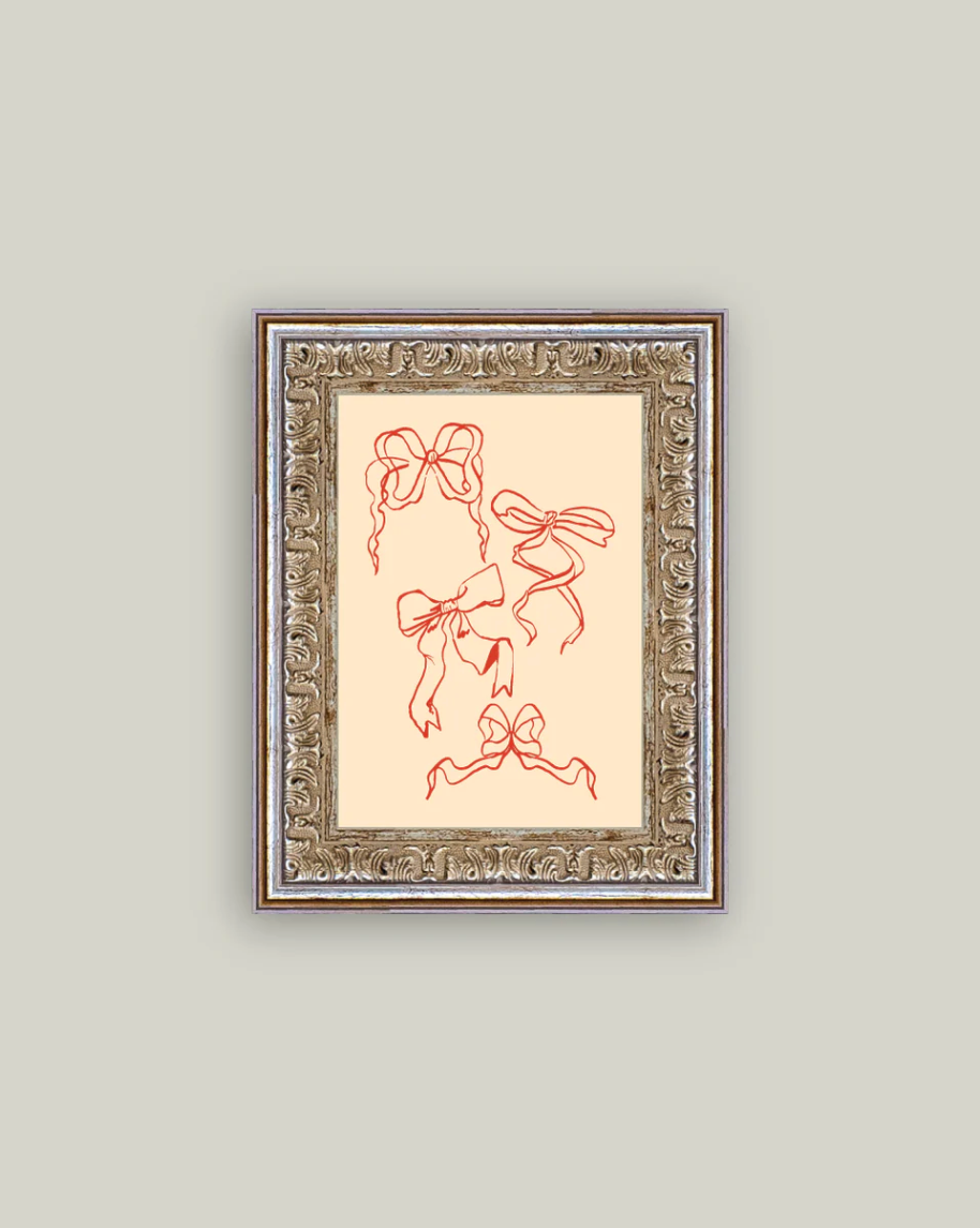 Valentine Bows 5"x7"