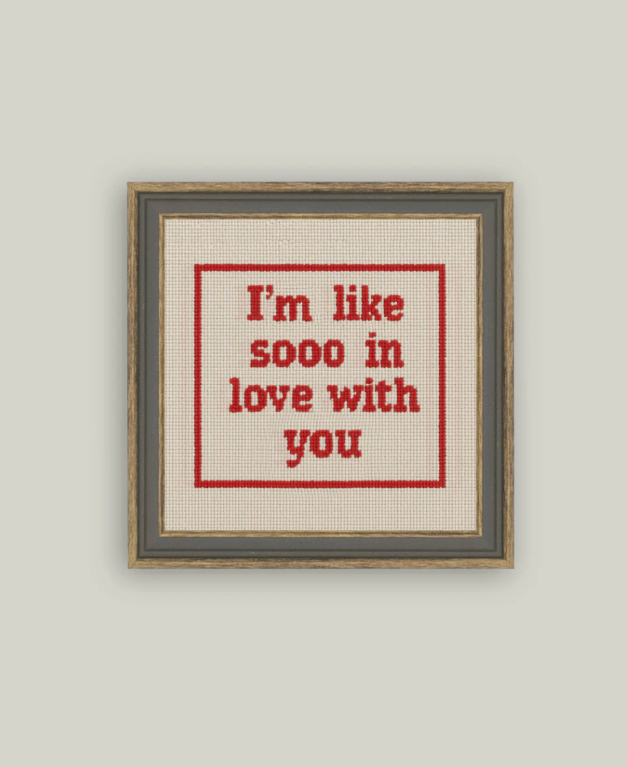Cross Stitch In Love 5"x5"