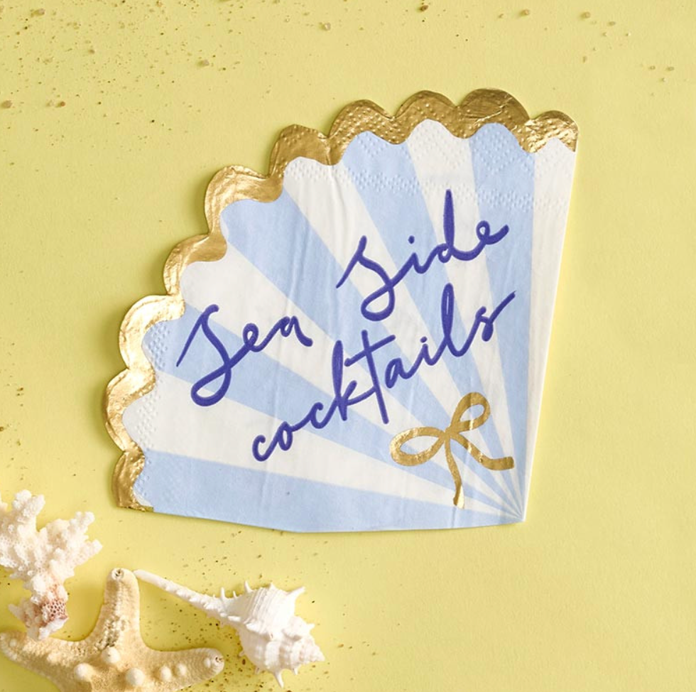 Sea Side Cocktail Napkins - 20 ct