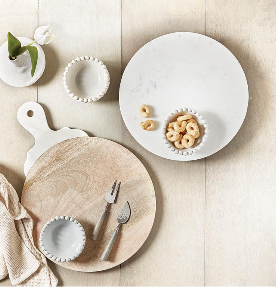 White Marble Lazy Susan