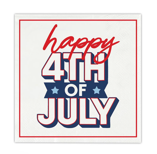 Happy 4th of July Napkins - 20ct