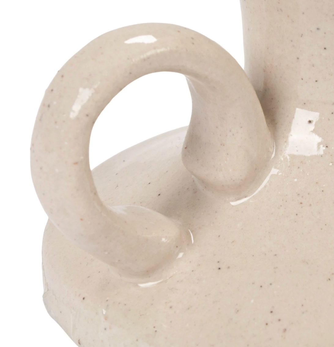 Stoneware Chamberstick Candlestick Holder