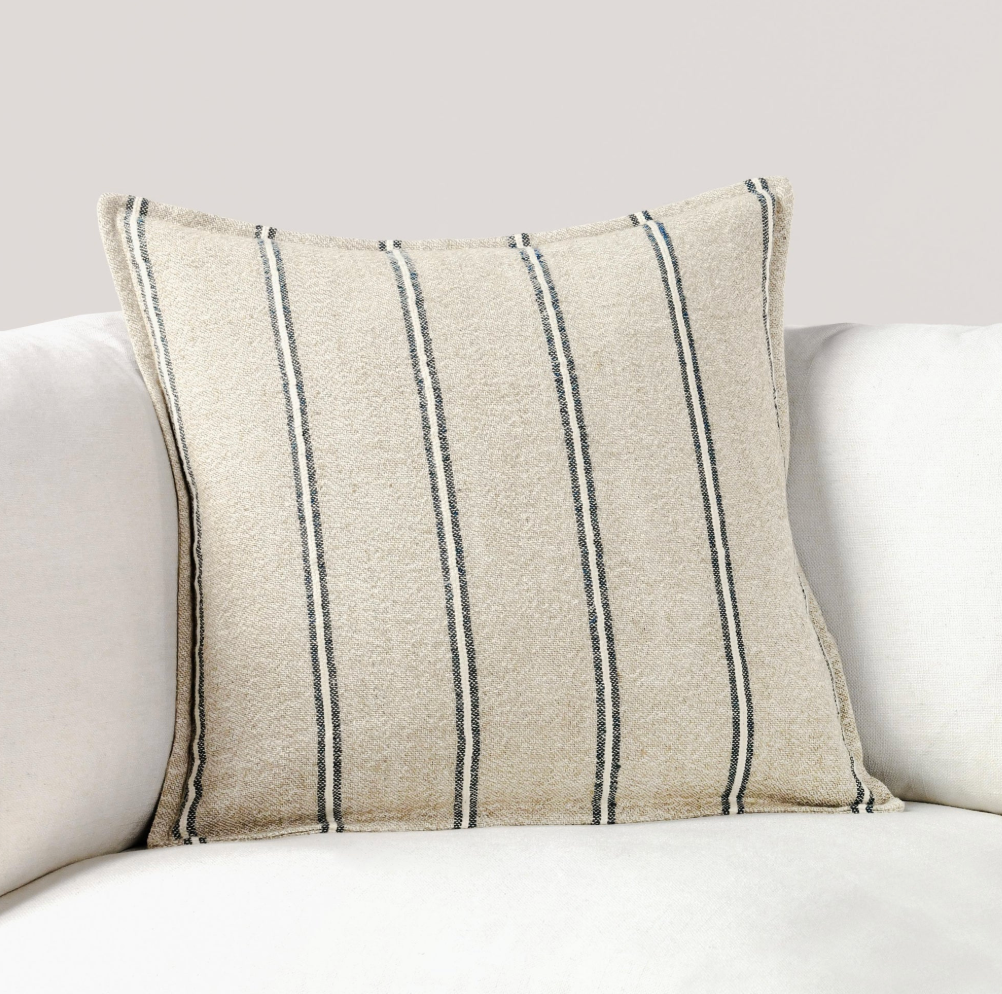 Delgada Coastal Striped Pillow