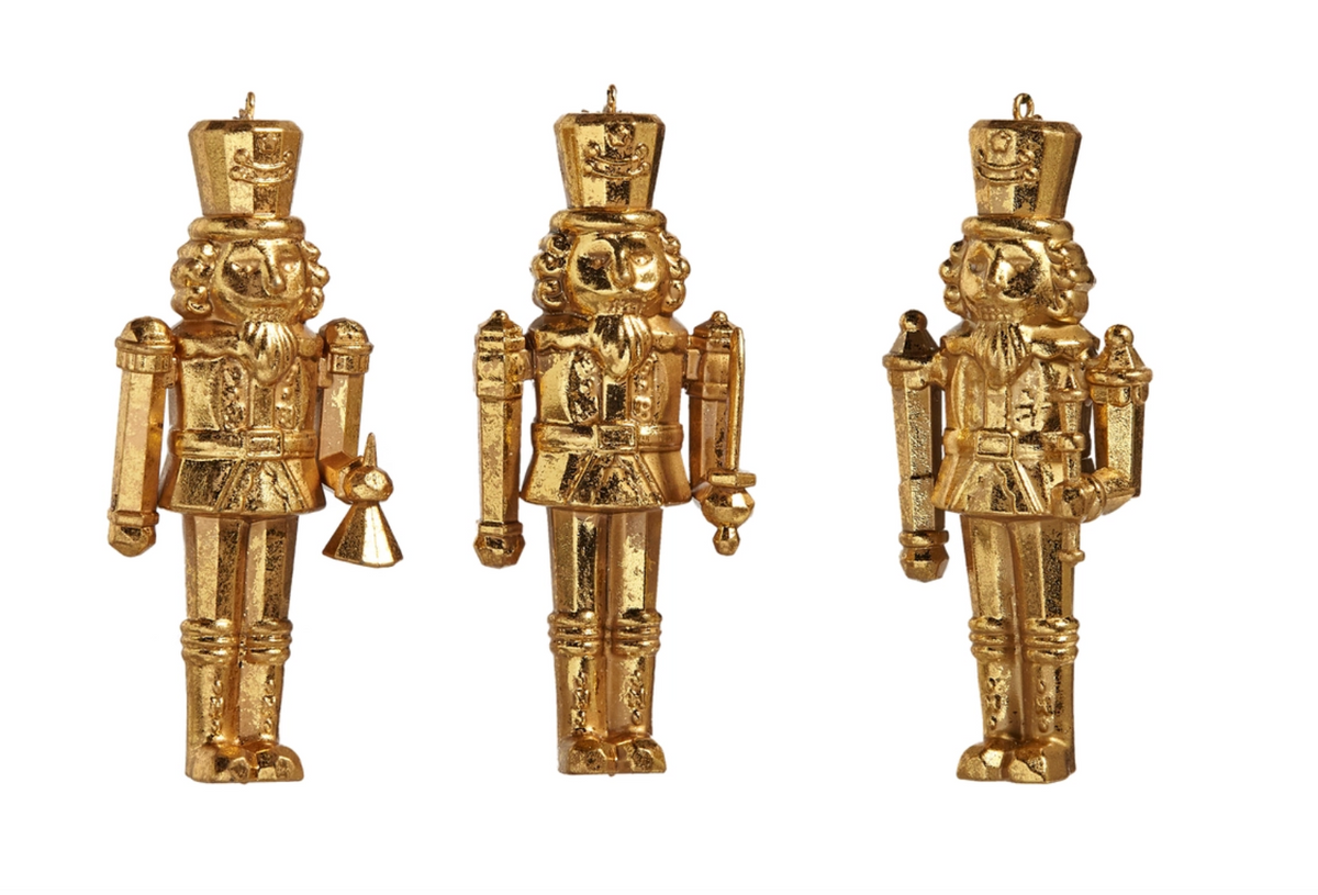 Brass Nutcracker Ornament