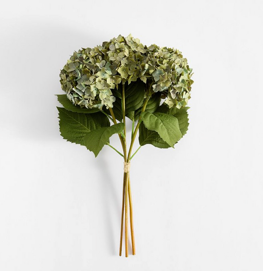 Faux Green Hydrangea Stem