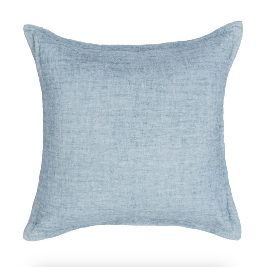 Azure Coast Linen Pillow | 22"x22"