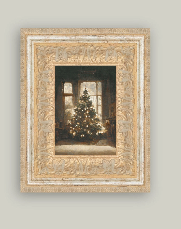 Glowing Christmas Tree 7"x9"