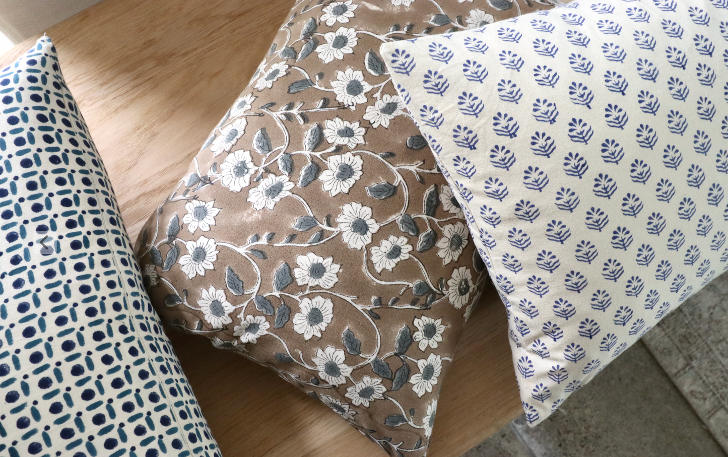 Poppy Floral Pillow