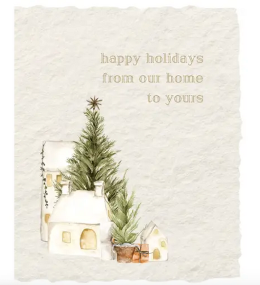 Holiday Letterpress Greeting Card, Various Styles