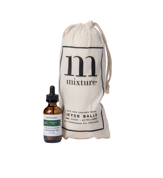 No. 5 Salt & Sage Oil & Wool Dryer Ball Set