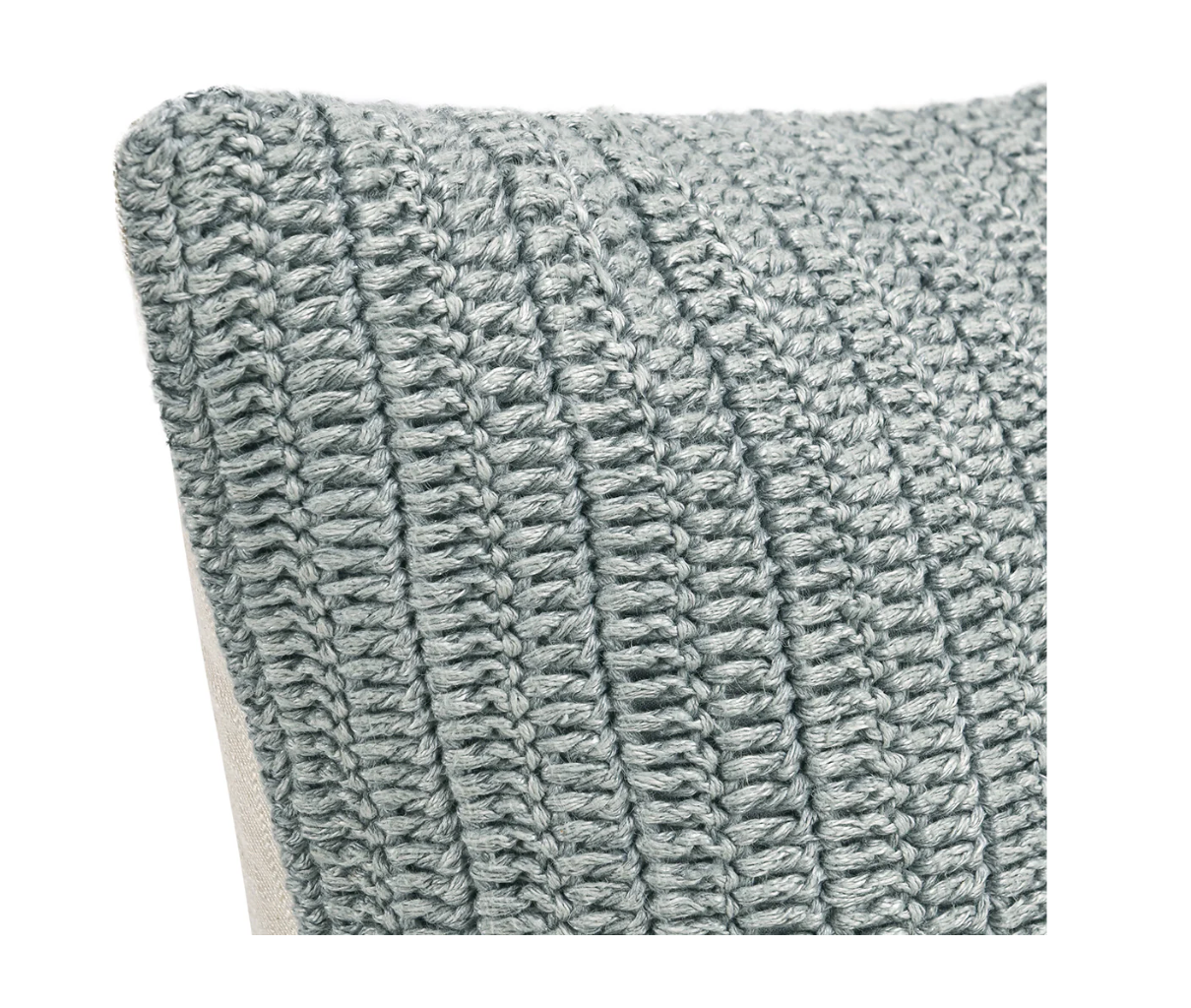 Belgian Flax Shore Pillow, Sea Mist