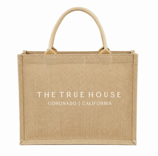 Burlap Shopping Bag