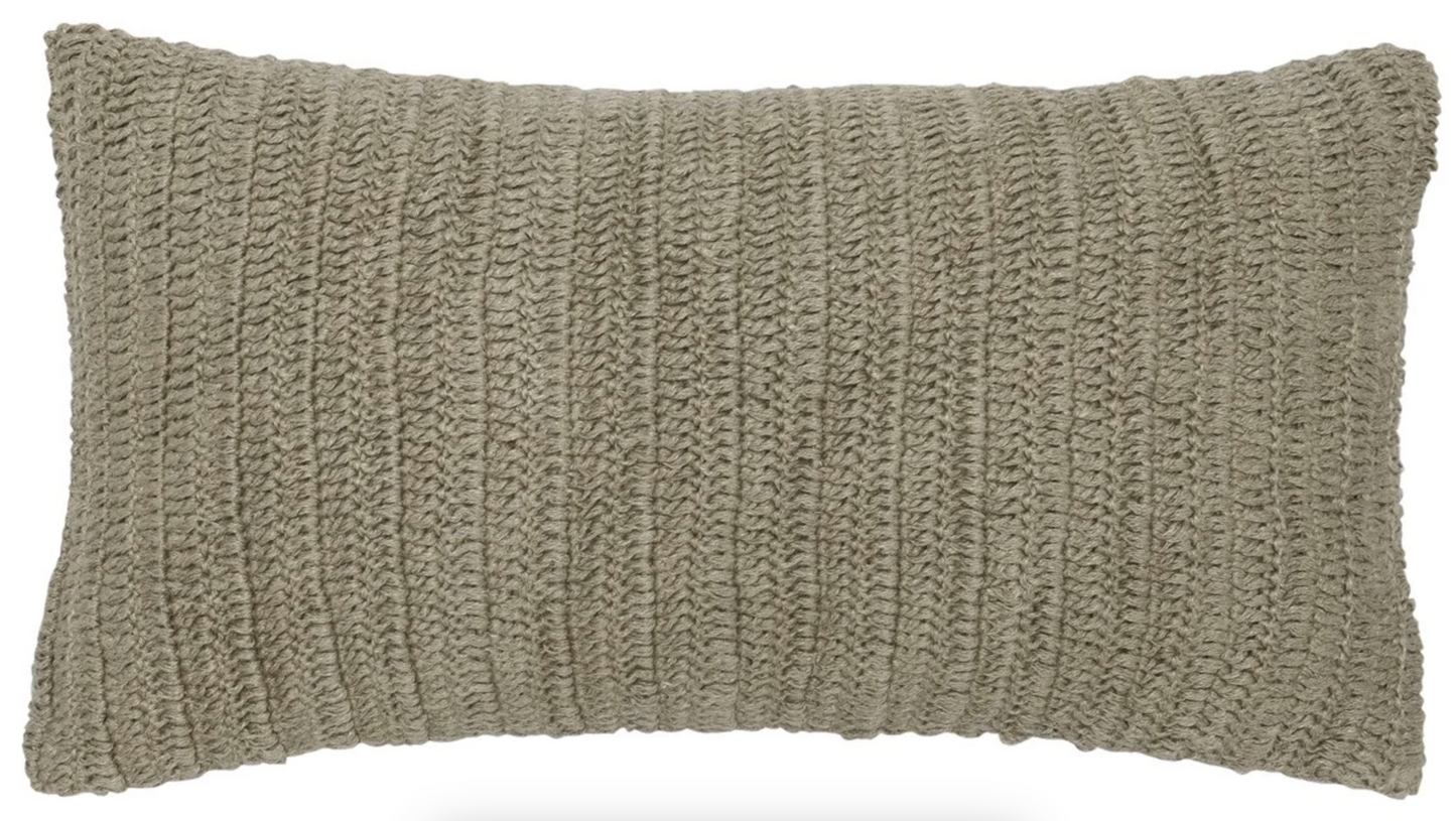 Belgian Flax Shore Pillow | Sand