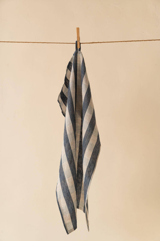 Heritage Check Linen Kitchen Towel