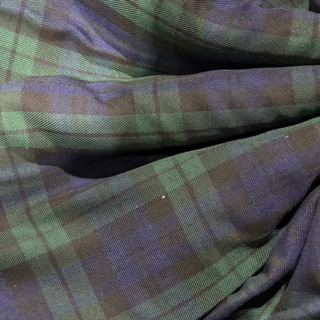 Oversized Plaid Green Bow