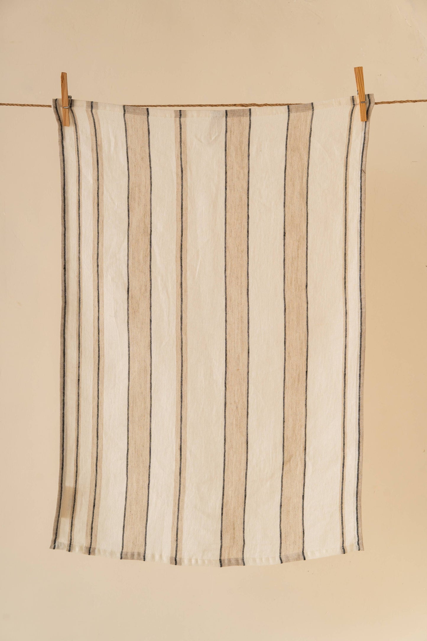 Seaside Stripe Linen Kitchen Towel