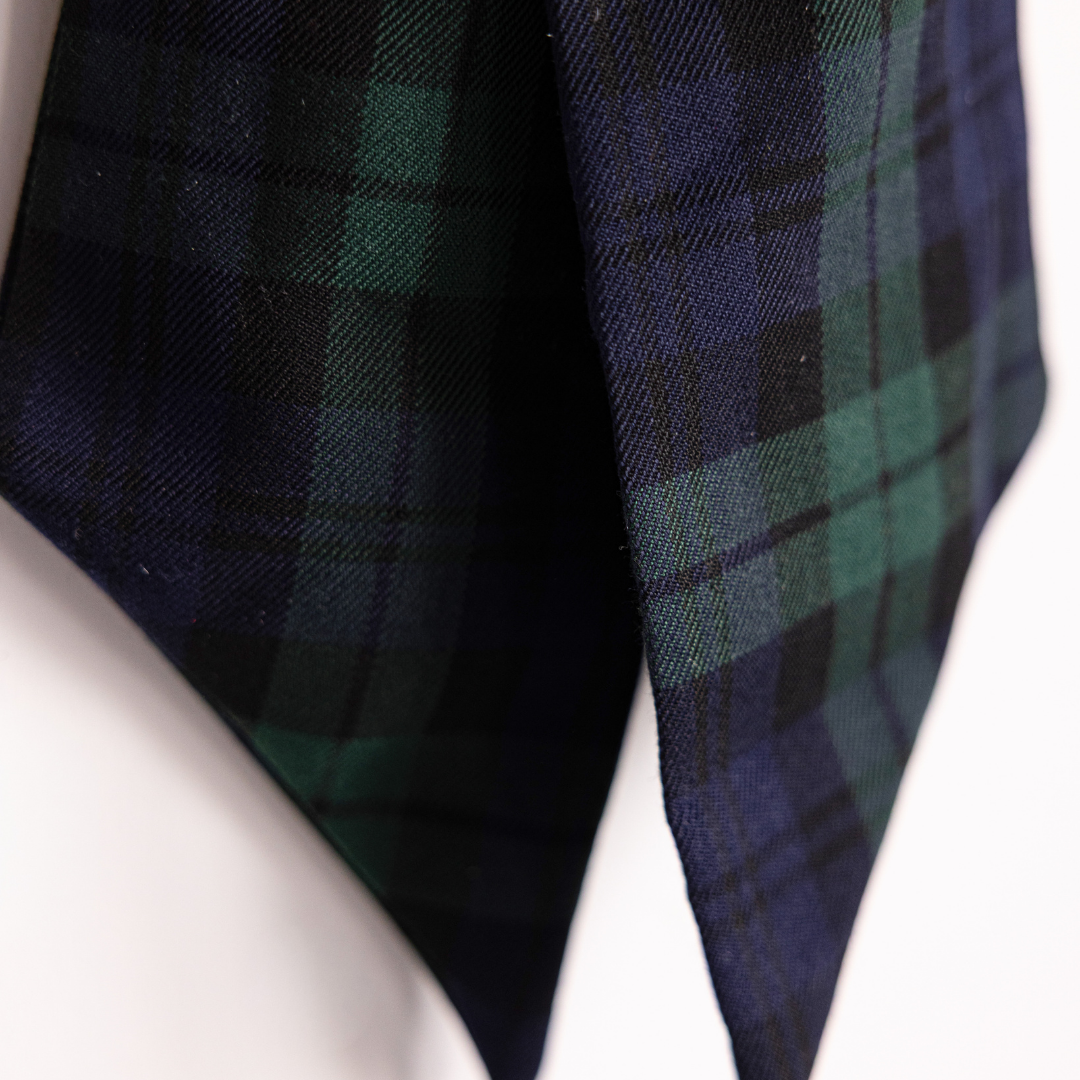 Plaid Green Bows