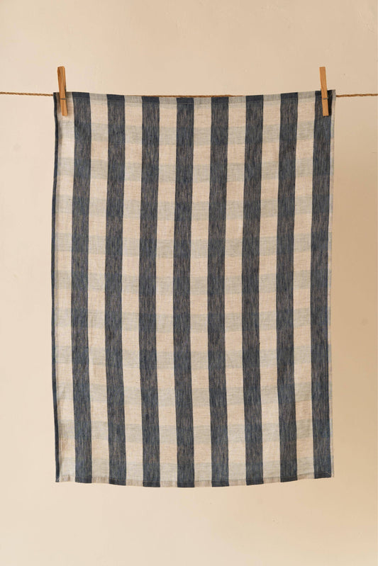 Heritage Check Linen Kitchen Towel