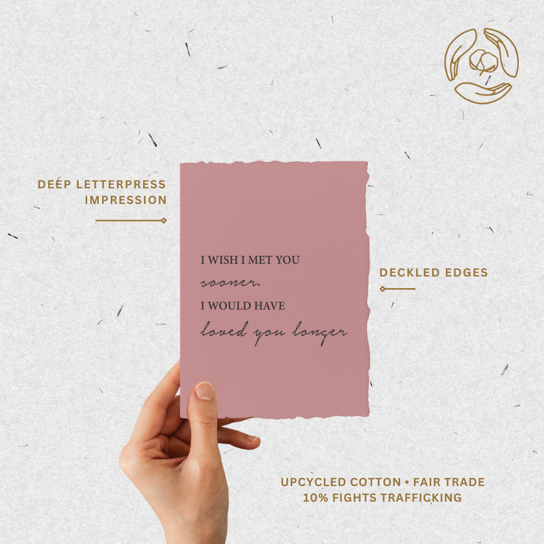 Loved You Longer Wedding Card