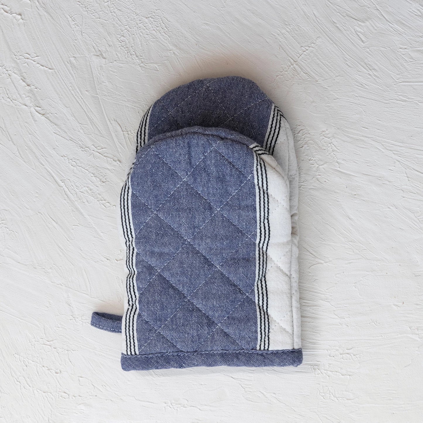 Ticking Stripe Oven Mitt